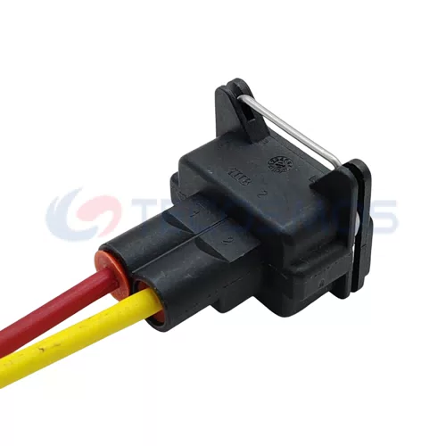 Auto Parts Radiator Electronic Cooling Fan Plug Connector for Ford 2-pin Female 93BG-14489 - image 6